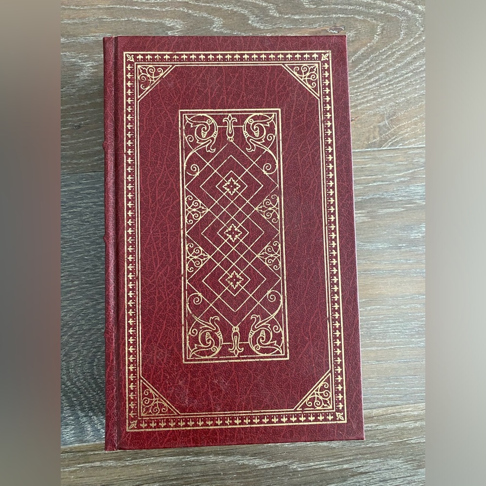 LEATHER BOOK Moliere Comedies by The Franklin Library Condition good